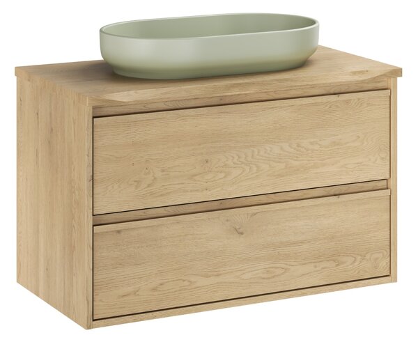 Comad Koupelnová skříňka s deskovým umyvadlem Viola Cremona 80 dub cremona