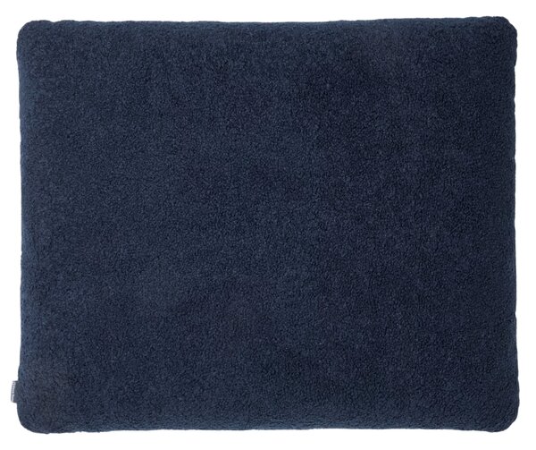 Kave Home Tmavě modrý bouclé polštář Martina 52 x 60 cm