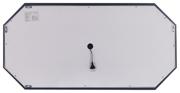 LED koupelnové zrcadlo LOCMARIAQUER 120 cm 60 cm Stříbrná