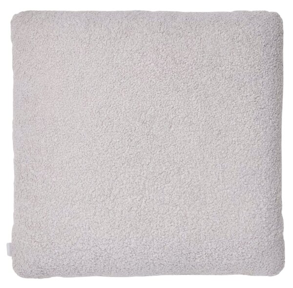 Kave Home Šedý bouclé polštář Martina 52 x 52 cm