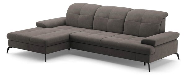 ROHOVÁ SEDAČKA, textil, barvy grafitu Sit & More - Sedací soupravy, Online Only
