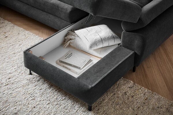 SEDACÍ SOUPRAVA, textil, barvy grafitu Stylife - Sedací soupravy
