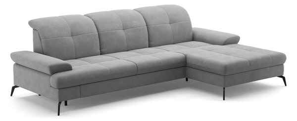 ROHOVÁ SEDAČKA, textil, šedá Sit & More - Sedací soupravy, Online Only
