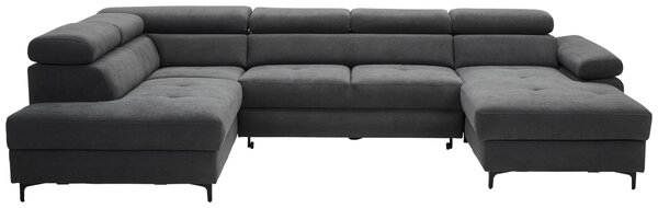 SEDACÍ SOUPRAVA, textil, barvy grafitu Stylife - Sedací soupravy