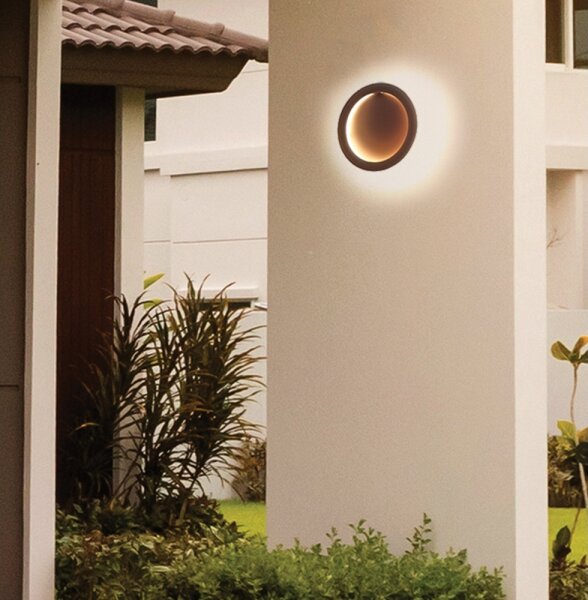 LED Nástěnné svítidlo PALERMO LED/16W/230V hnědá