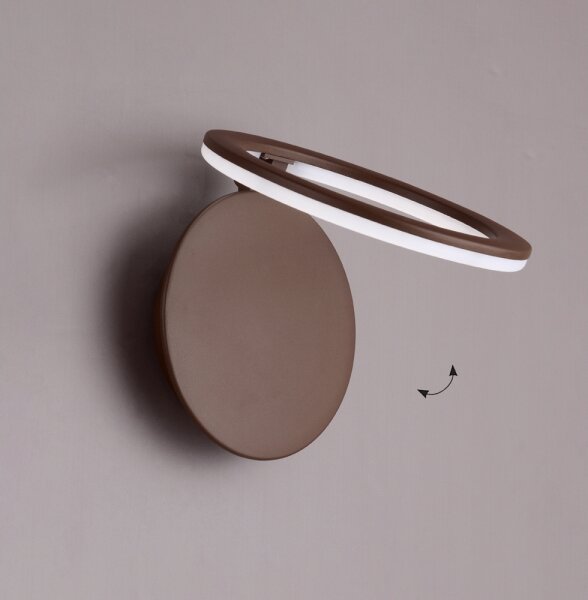 LED Nástěnné svítidlo PALERMO LED/16W/230V hnědá