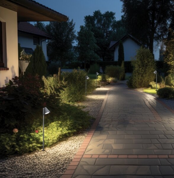 Venkovní lampa GILBERT 1xGU10/20W/230V IP65 antracit