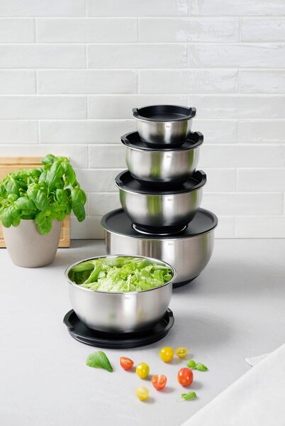 SADA MISEK, kov, plast, 8dílné Homeware Profession. - Sada misek