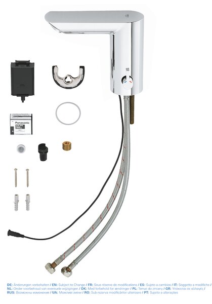 Grohe BauCosmopolitan umyvadlová baterie stojící elektronická chrom 36451000