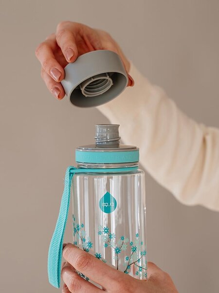 Plastová BPA free lahev z tritanu EQUA Mint Blossom 600 ml