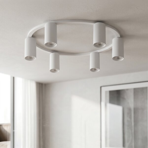 Brilagi - LED RGBW Stmívatelné stropní svítidlo SELE 6xGU10/6,5W/230V bílá