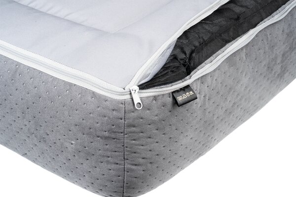 Pes Oliver Pelech Oliver Orthopedic, šedý Velikost: XL - 105 x 70 cm