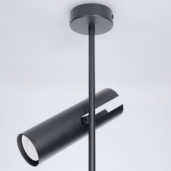 Brilagi - LED RGBW Stmívatelný lustr na tyči BRANCH 2xGU10/6,5W/230V černá
