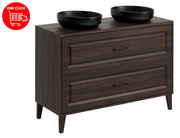 Comad Set koupelnového nábytku Dorothy Ristretto 120 dub ristretto (4 kusy nábytku)