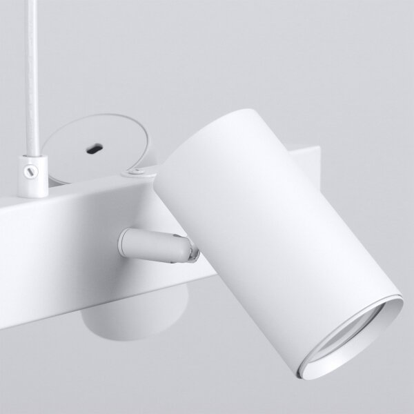 Brilagi - LED RGBW Stmívatelný lustr na lanku SELE 4xGU10/6,5W/230V bílá