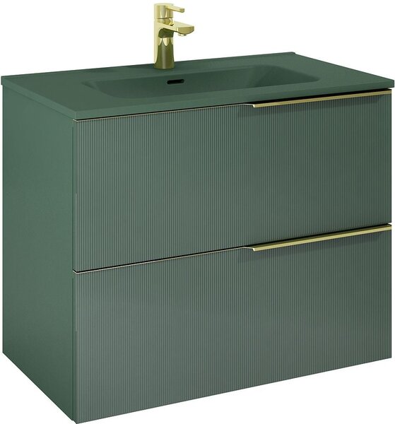 Elita Soho skříňka 80x45.3x63.5 cm pod umyvadlo závěsná zelená RE010804047010