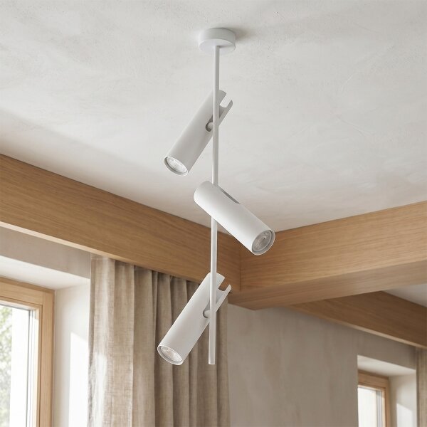 Brilagi - LED RGBW Stmívatelný lustr na tyči BRANCH 3xGU10/6,5W/230V bílá