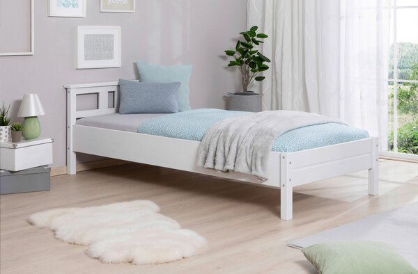 POSTEL, 90/200 cm bílá MID.YOU - Jednolůžkové postele, Online Only