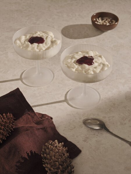 Skleničky na šampaňské Ripple Frosted 150 ml – set 2 ks