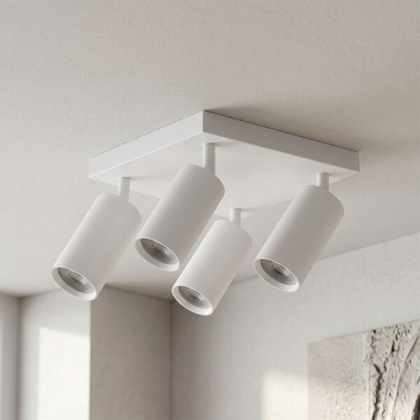Brilagi - LED RGBW Stmívatelné bodové svítidlo SELE SQUARE 4xGU10/6,5W/230V bílá