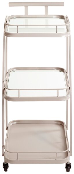 SERVÍROVACÍ VOZÍK, světle šedá, 35/45/79 cm - Barové vozíky, Online Only