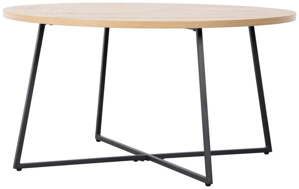KONFERENČNÍ STOLEK, černá, dub artisan, kov, kompozitní dřevo, 80/80/42 cm Boxxx - Konferenční stolky