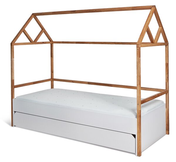 Dětská postel s přistýlkou LOTTA domeček | 90 x 200 cm Barva: Bílá