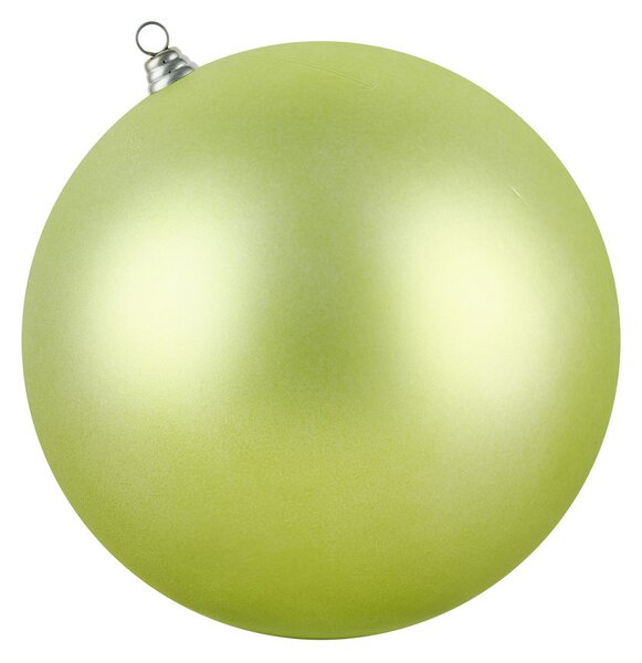 DECOLED Velká vánoční ozdoba 40 cm plastová koule zelená matná