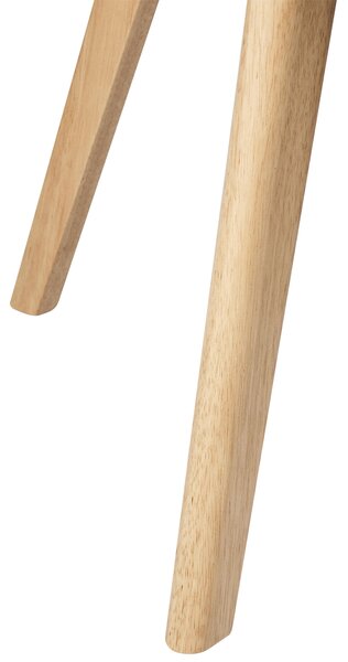 Sada 2 jídelních židlí HOPE Dřevo Světle hnědá/Šedá