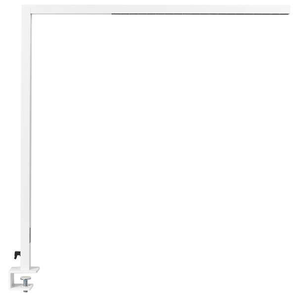 Kovová kancelářská LED lampa bílá OCTANT
