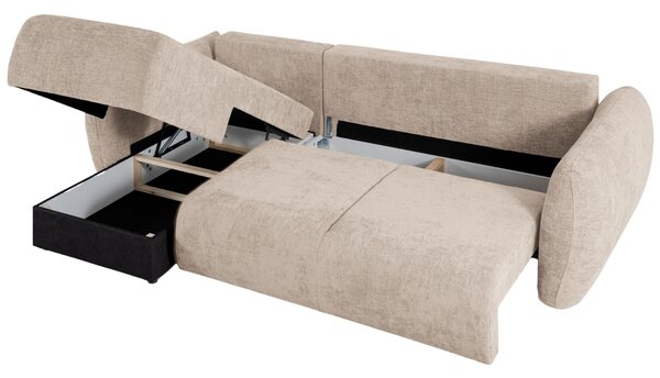 -25 % Dny MOMENTI– Cosmopolitan Design Rozkládací pohovka Matera 253 cm, levá