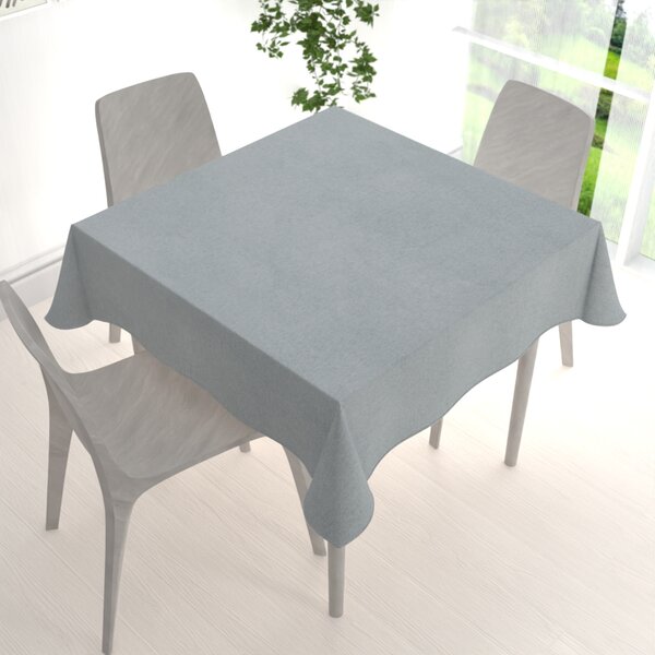 Biante Dekorační čtvercový ubrus BKL-605 Modrošedý režný 120x120 cm