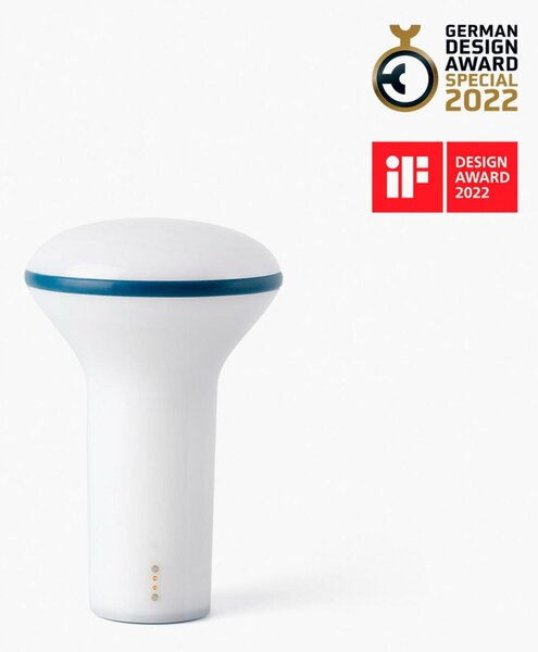 FARO BUDDY přenosná stolní lampa, modrá, 3W