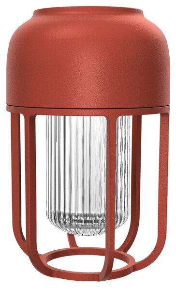 Houe Červená kovová solární LED lampa Light No. 1