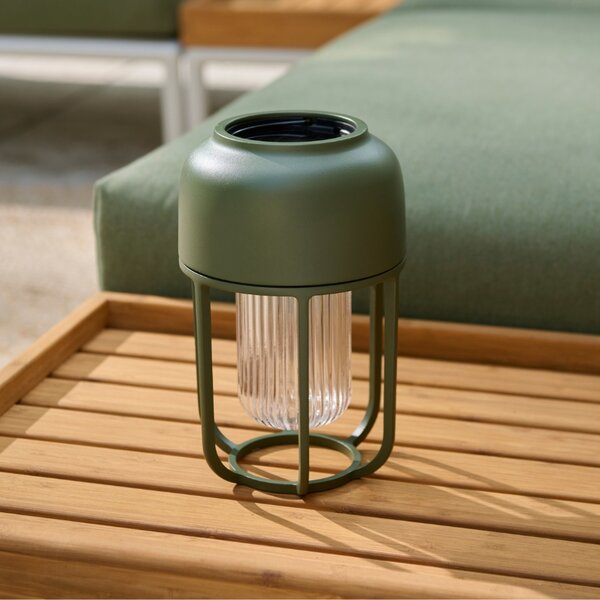Houe Zelená kovová solární LED lampa Light No. 1