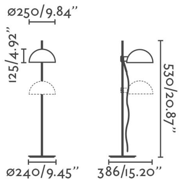 FARO DOMINICA stolní lampa, béžová