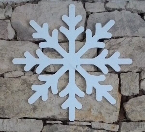 DECOLED Vánoční ozdoba vločka Wega 50 cm, plast venkovní
