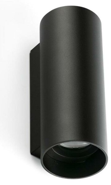 FARO KOV 2L nástěnné svítidlo kulaté, černá 2700K 14°/14°