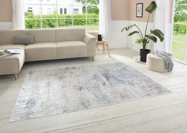 Koberec Elle Decoration MAYWAND Chameis šedý / růžový / modrý