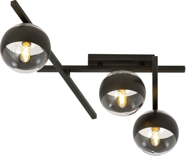Emibig Smart Stripe stropní světlo 3x10 W černá-průhledná 1105/3