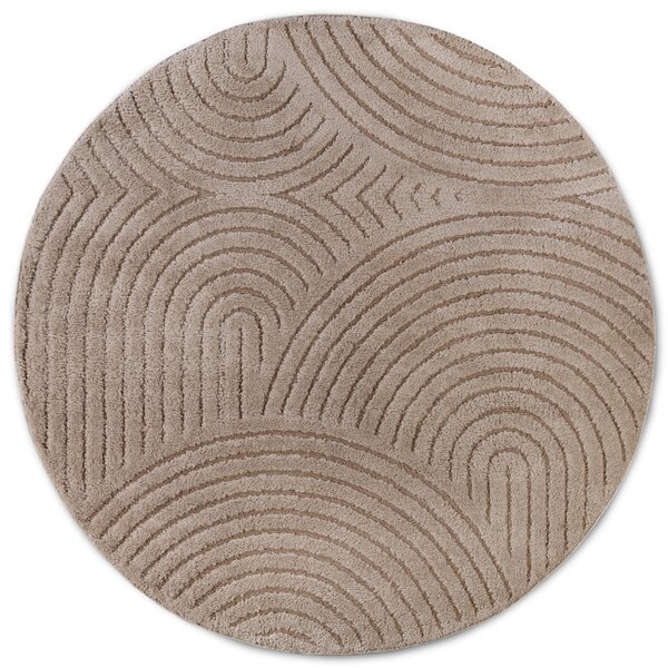 Koberec Elle Decoration New York Panglao taupe kruh