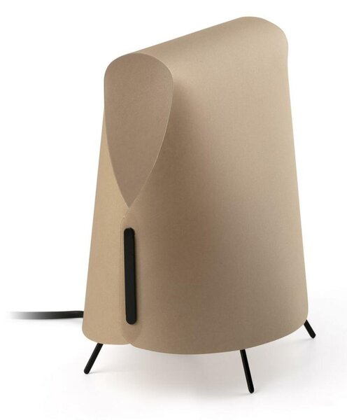 FARO LUANG XS stolní lampa, černá/hnědá