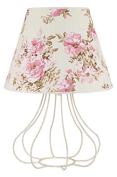 Duolla - Stolní lampa VIOLIN 1xE27/40W/230V pr. 35 cm růže