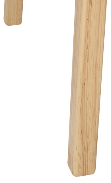 Sada 2 jídelních židlí SMILEY Dřevo Světle hnědá/Šedá