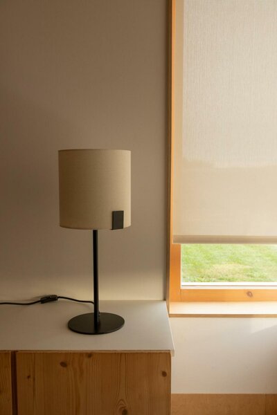 FARO NILA stolní lampa, černá a bílá