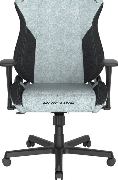 Herní židle DXRacer DRIFTING - látka, šedá / černá