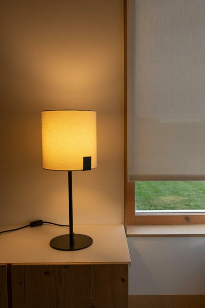 FARO NILA stolní lampa, černá a bílá