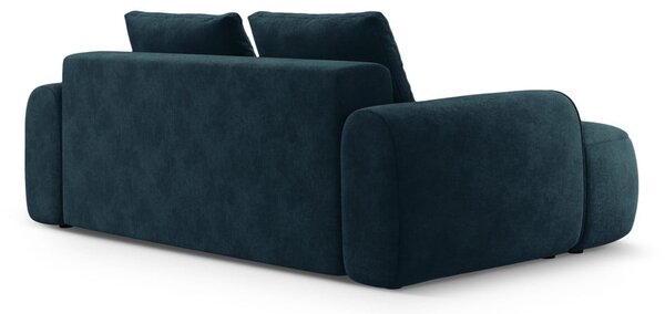Sametová pohovka v petrolejové barvě 200 cm Linz – Cosmopolitan Design