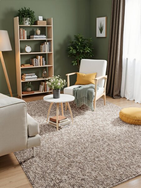 Koberec Elle Decoration Rocco taupe, vícebarevný