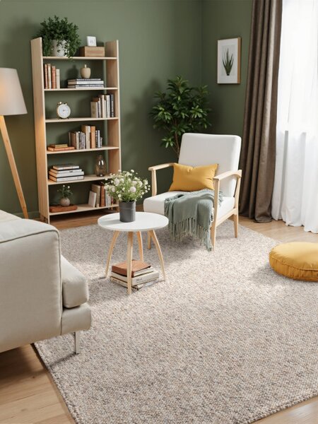 Koberec Elle Decoration Rocco krémový, vícebarevný